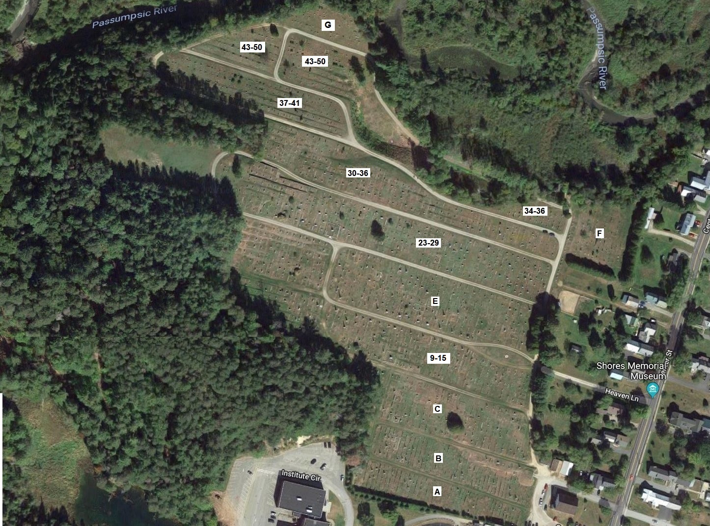  Lyndon Center Cemetery Map