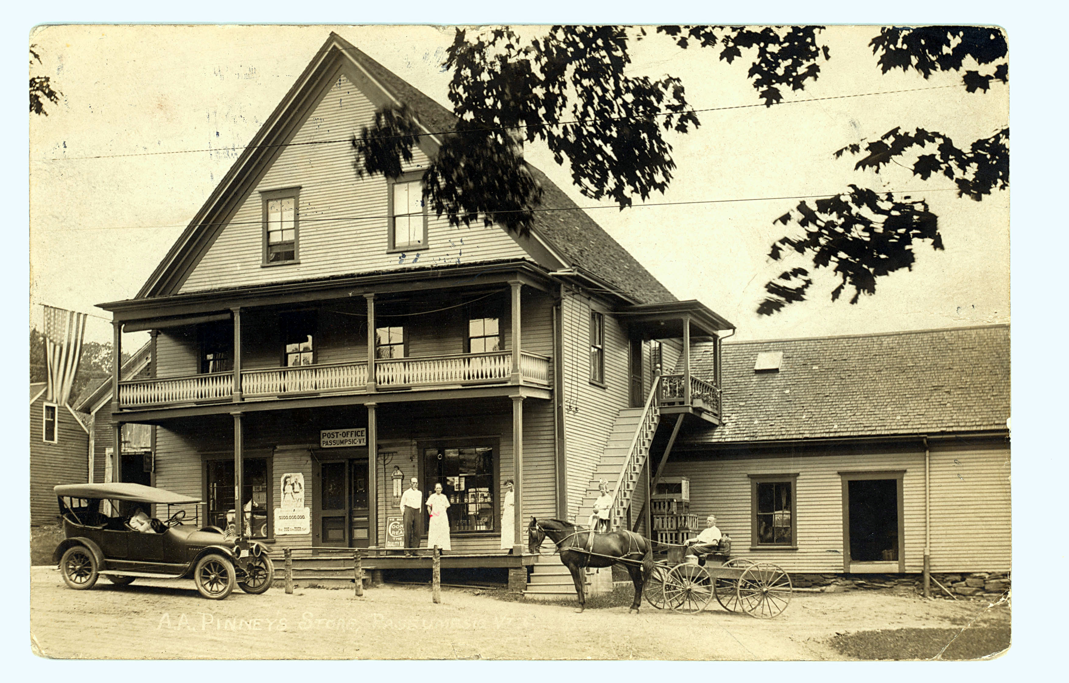 Northeast Kingdom Genealogy Vermont Picture Postcards