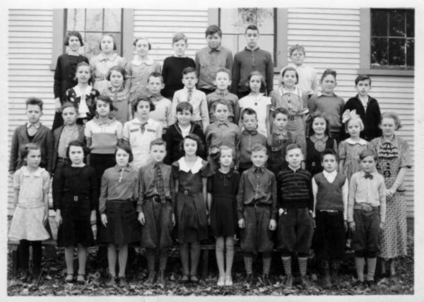 Newport Center School Class Picture,class of 1937-38 