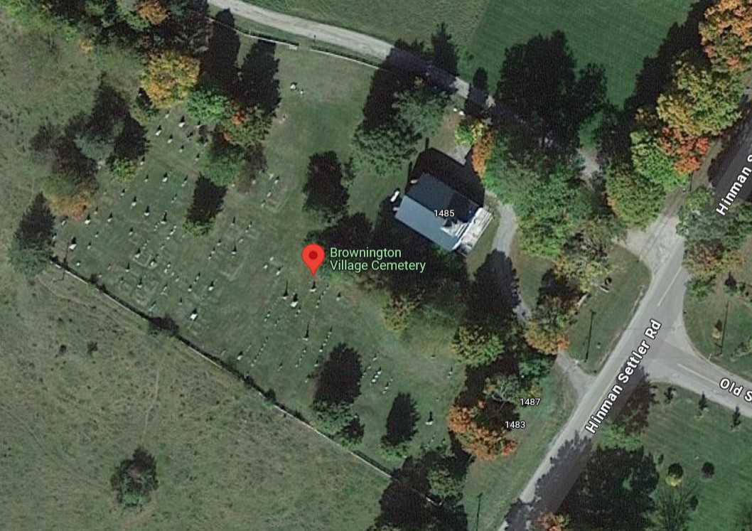 Brownington Village Cemetery Map