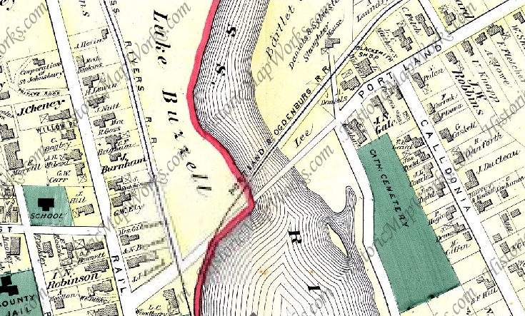 Old 1875 Map