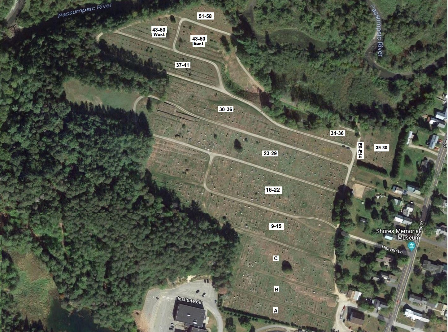  Lyndon Center Cemetery Map